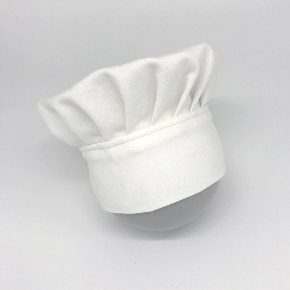 Infant Newborn Unisex Baby Cook Chef Costume Photos Photography Prop Hat (White)