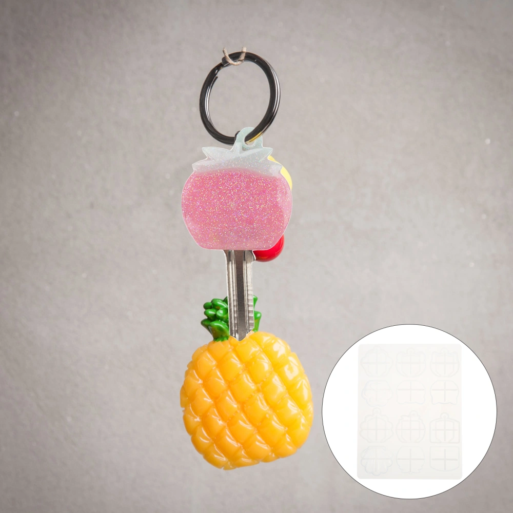 Key Cover Silicone Mold Key Key Head Pendant Jewelry Crystal Casting Mold