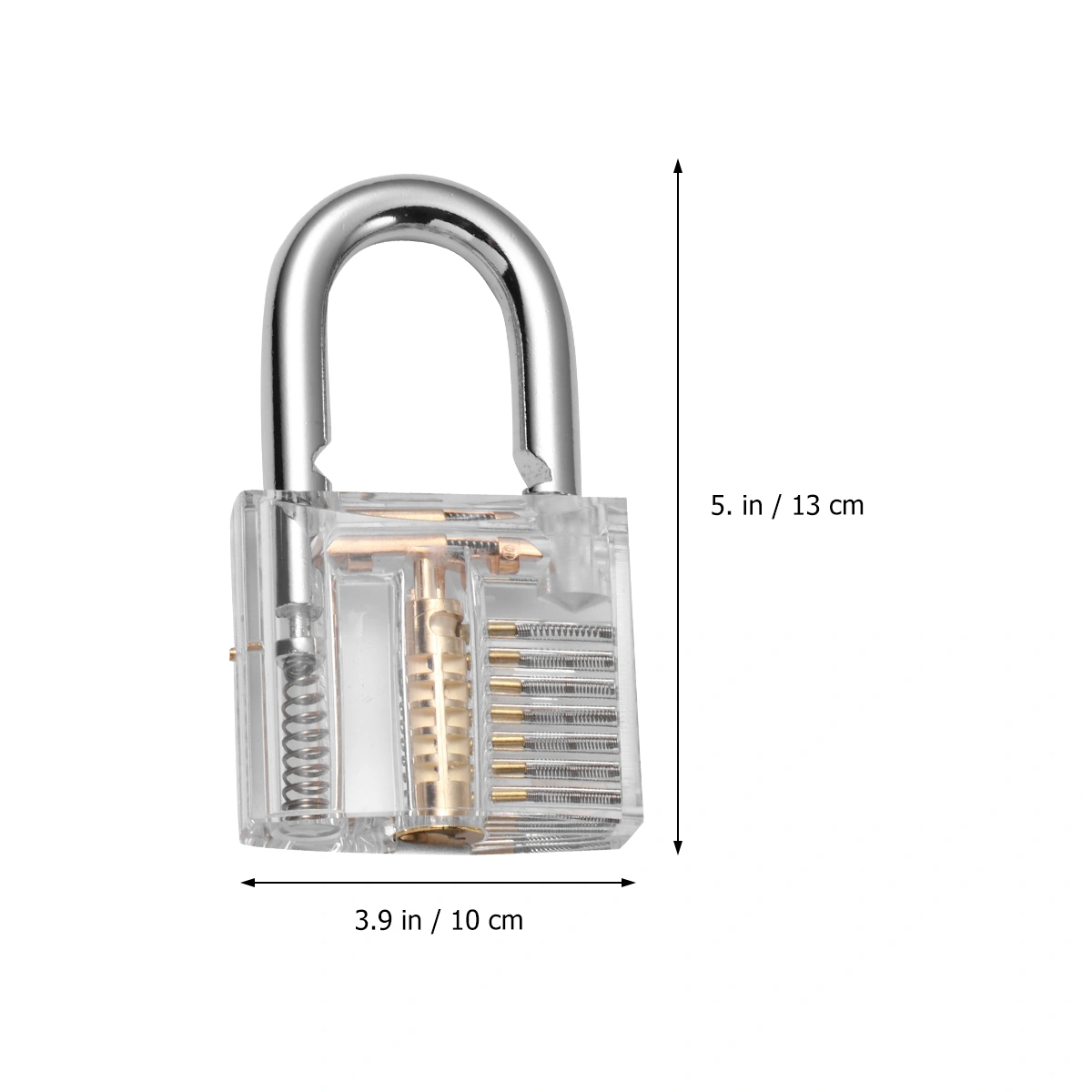 1 Set of 5PCS Practical Lock Pick Set Repairing Tool Home Use Lock Repair Kit