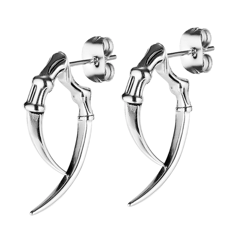 1 Pair Delicate Sheep Horn Ear Studs Creative Ear Studs Ear Jewelry Decor