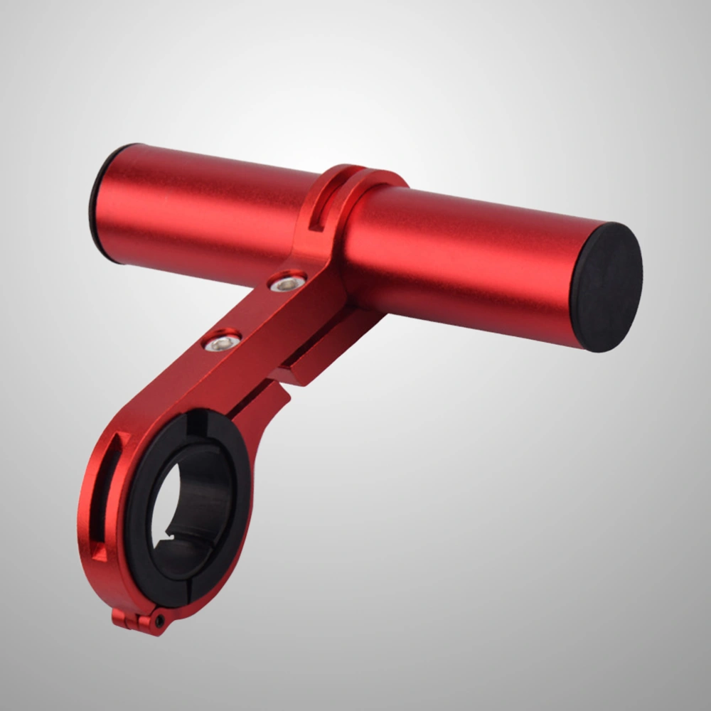 Bike Handlebar Extension Multi-function Extender Aluminium Alloy Handlebar Extension for Accessories (Red)