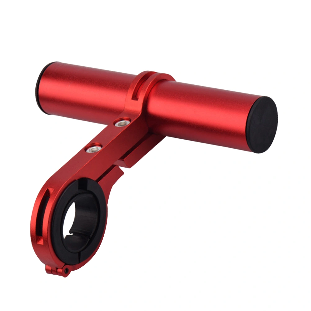 Bike Handlebar Extension Multi-function Extender Aluminium Alloy Handlebar Extension for Accessories (Red)