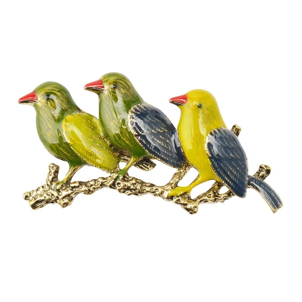 Multicolor Birds Brooches Animal Brooch Pin Breastpin Jewelry Accessories Gift for Women Girls