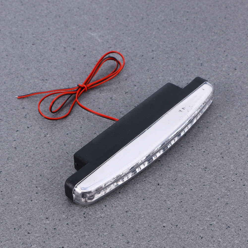 2PCS 8 LED Universal Car Vehicle Daytime Running Light With Install Bracket