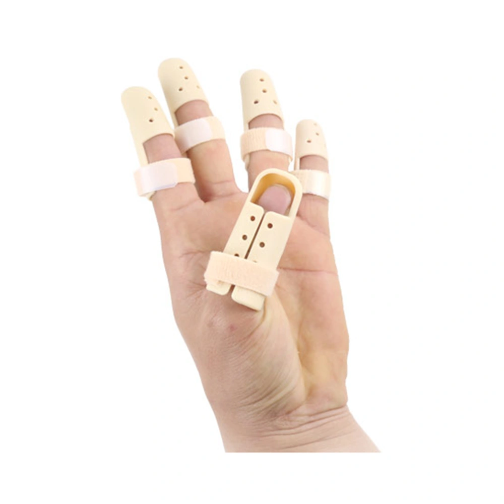 1PC Finger Support Brace Breathable Splint Fingers Fracture Joint Splint Protector Size.3 (Suits for Finger Length 53-55MM)