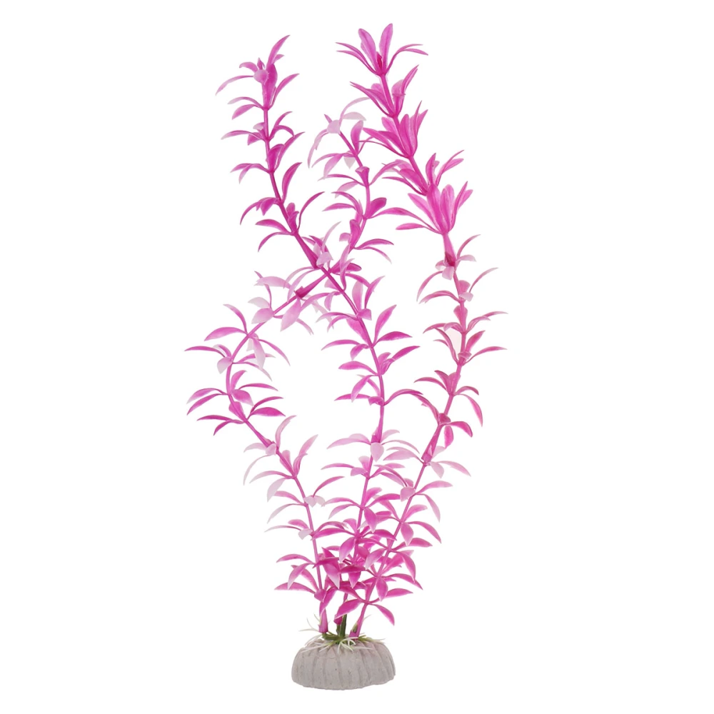 Aquarium Plastic Plant Artificial Flower Fishbowl Tank Aquascape Ornament