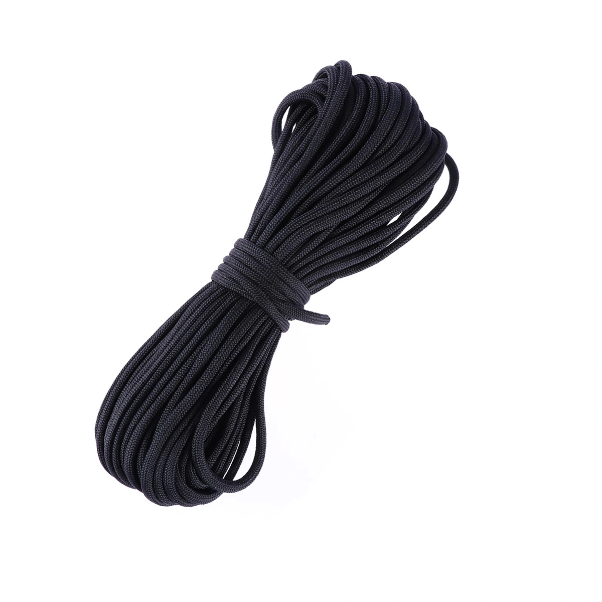 Paracord Survival Paracord Seven Cores Umbrella Rope Crafting Kit Nylon Military Parachute Cord (7 Meters, Black)