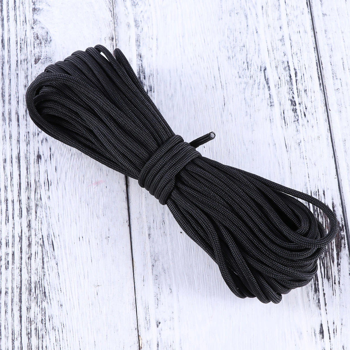 Paracord Survival Paracord Seven Cores Umbrella Rope Crafting Kit Nylon Military Parachute Cord (7 Meters, Black)