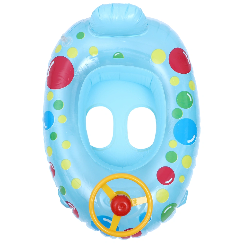 Baby Swimming Ring Summer Pool Float Yacht Shaped Baby Inflatable Pool Toy