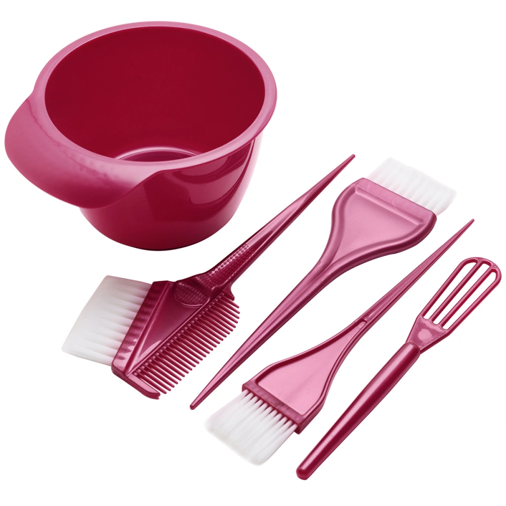 1 Set Hair Dye Bowl Brushes Hair Coloring Cream Stirrer Hair Coloring Kit