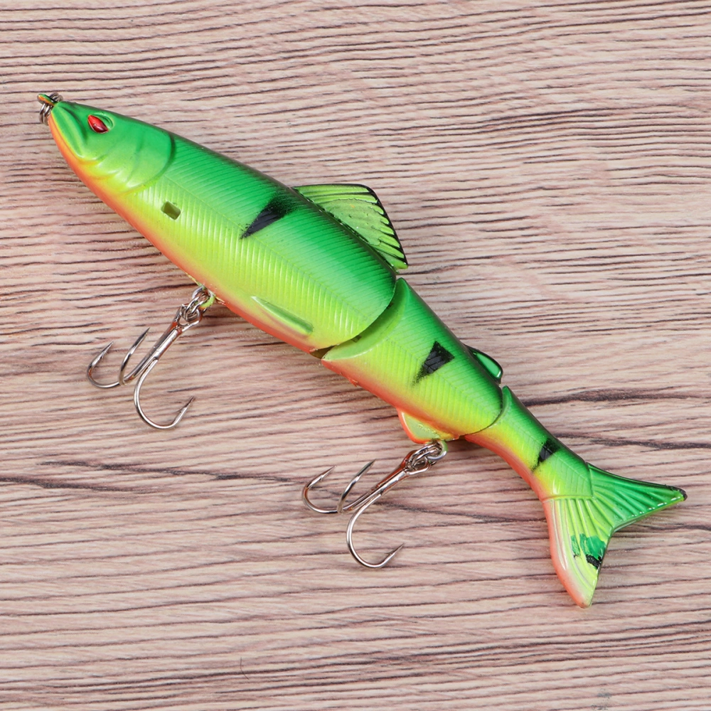 13cm Lifelike Plastic Fishing Lures Bass Colorful Crankbait Kit Saltwater freshwater Fishing Topwater Fishing Tackle Hooks (6)