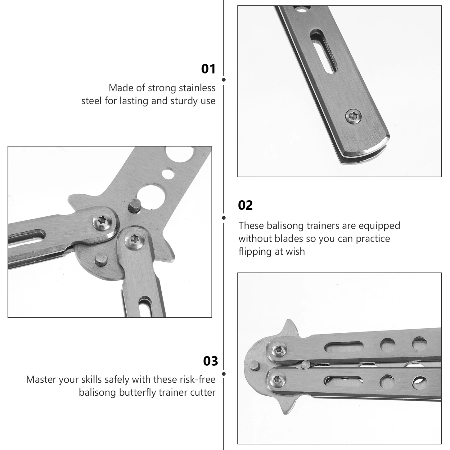 Multi-function Driver Practice Tool Bottle Opener Opener Silver