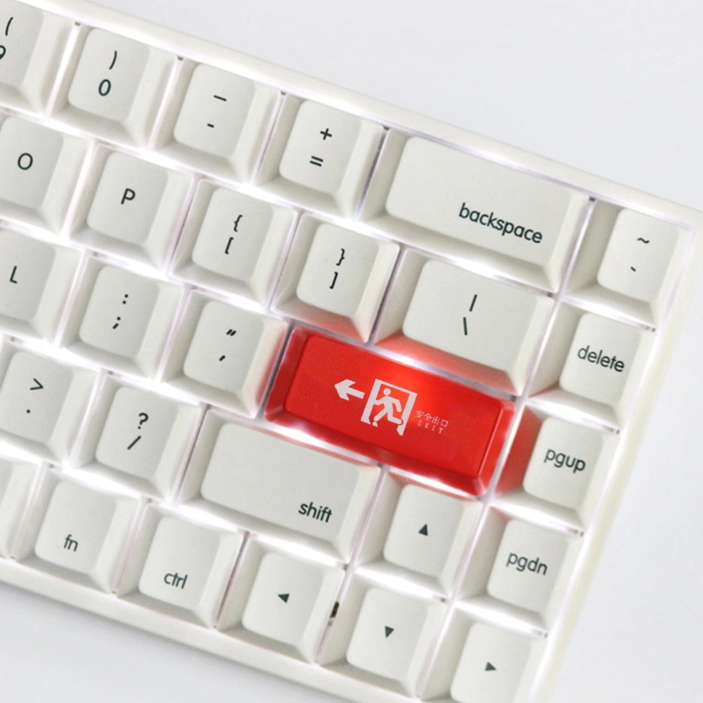 Replacement Enter Key Pattern Shine Through Mechanical Keyboard Key