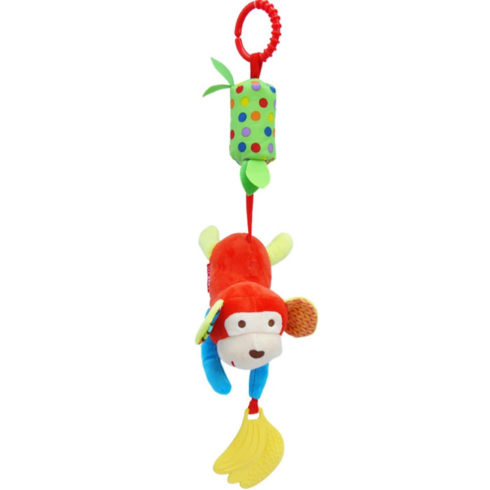 Animal Crib Hanging Toys Newborn Stroller Bell Hanger Infant Bed Cot Hanging Toys (Monkey Bell)