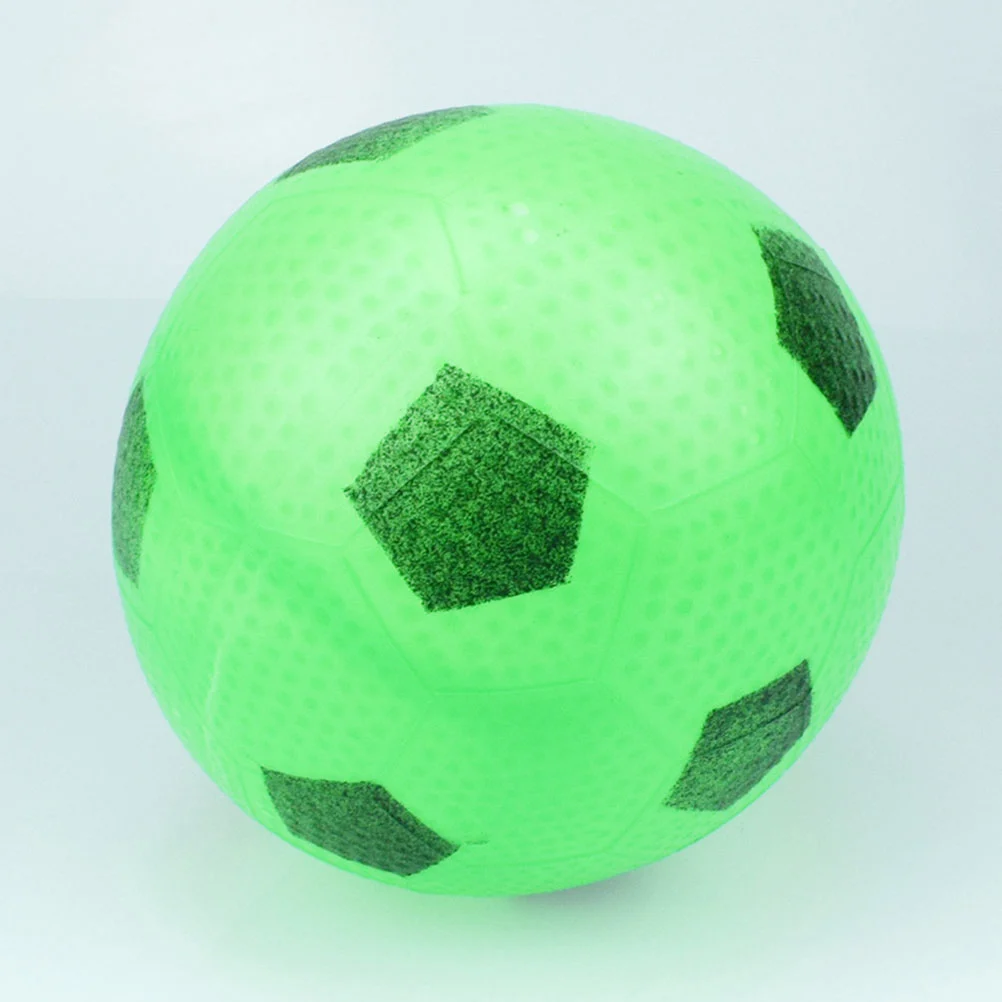 9Pcs Kids Inflatable Soccers Toys Multi-color Plastic Footballs Toys Funny Indoor Outdoor Game Toys (Random Color)