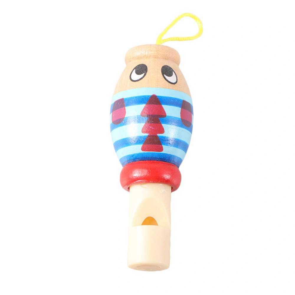 Wooden Cartoon Flute Children Flute Small Piccolo Playing Instrument Infant Intelligence Toys