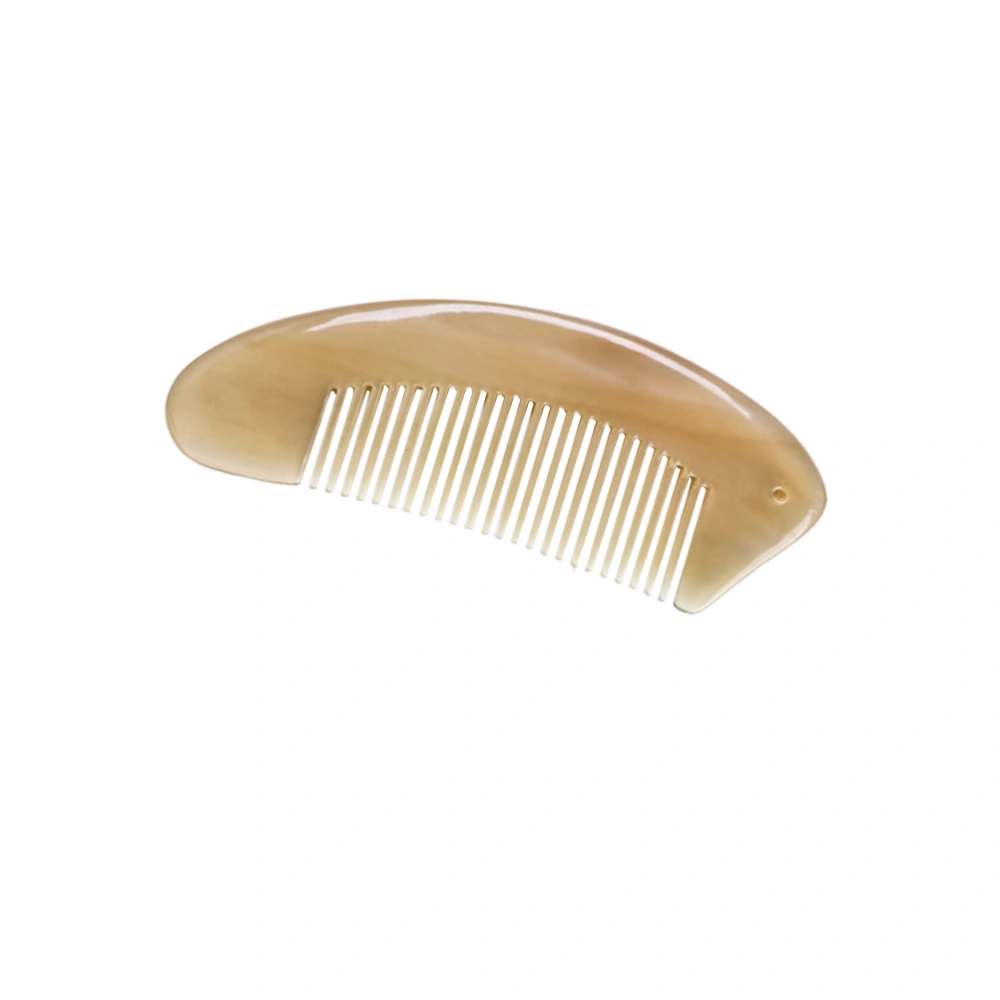 Ox Horn Hair Comb Anti-Static Head Massage Comb Minimalist Hairdressing Comb