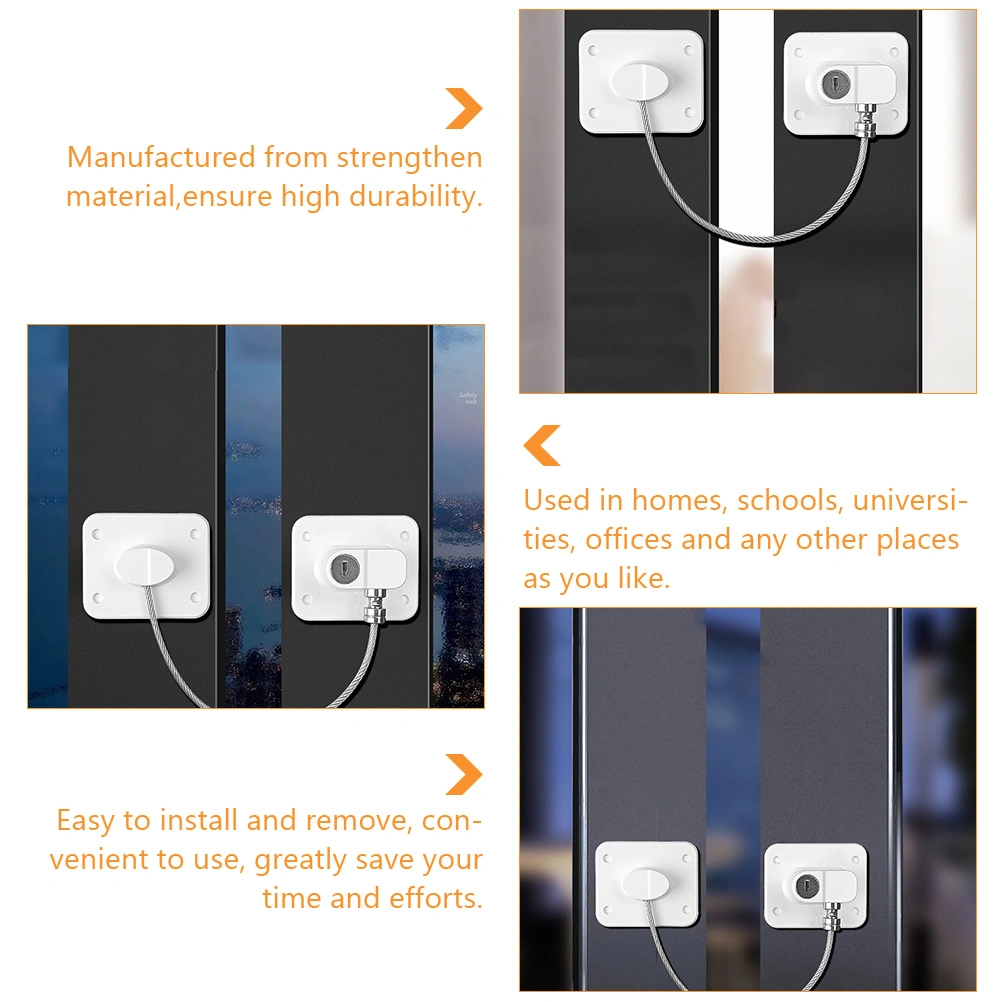Adhesive Refrigerator Cabinet Lock Window Drawer Door Lock for Kids Baby