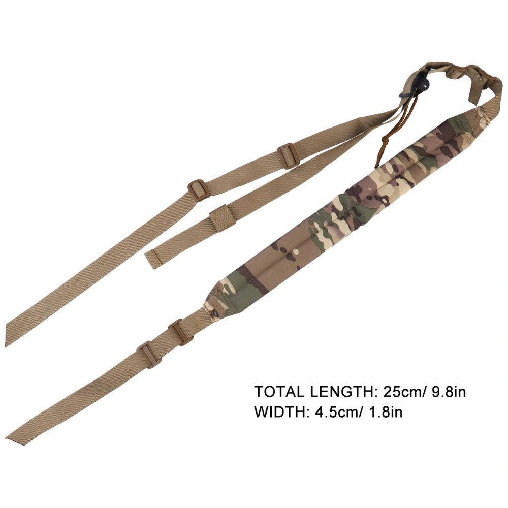 Adjustable 90-120cm Shoulder Rope Multifunctional Strategic Strap Outdoor Supply for Hunting Camping Outdoor Sports (Camouflage)