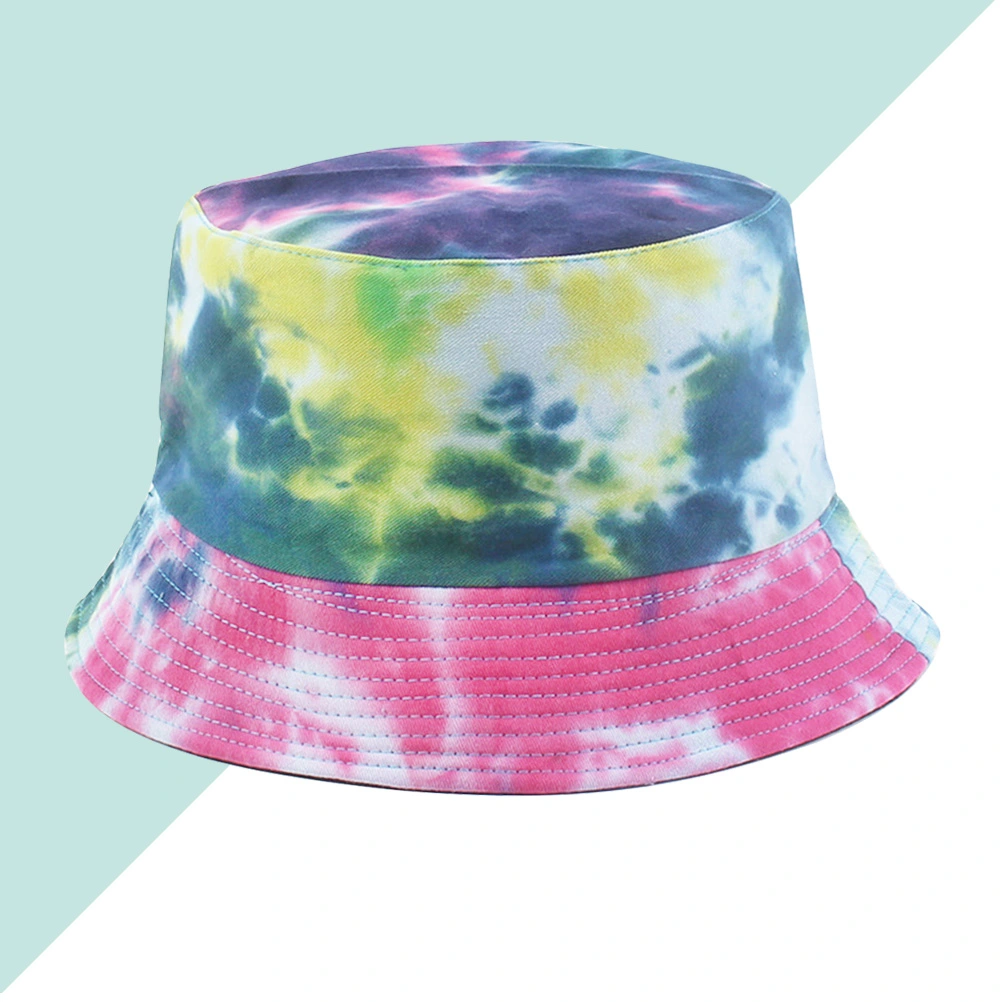 Printing Sun Hat Bucket Hat Outdoor Beach Sun Protection Fisherman Hat Travel Bucket