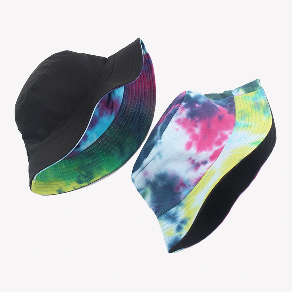Printing Sun Hat Bucket Hat Outdoor Beach Sun Protection Fisherman Hat Travel Bucket