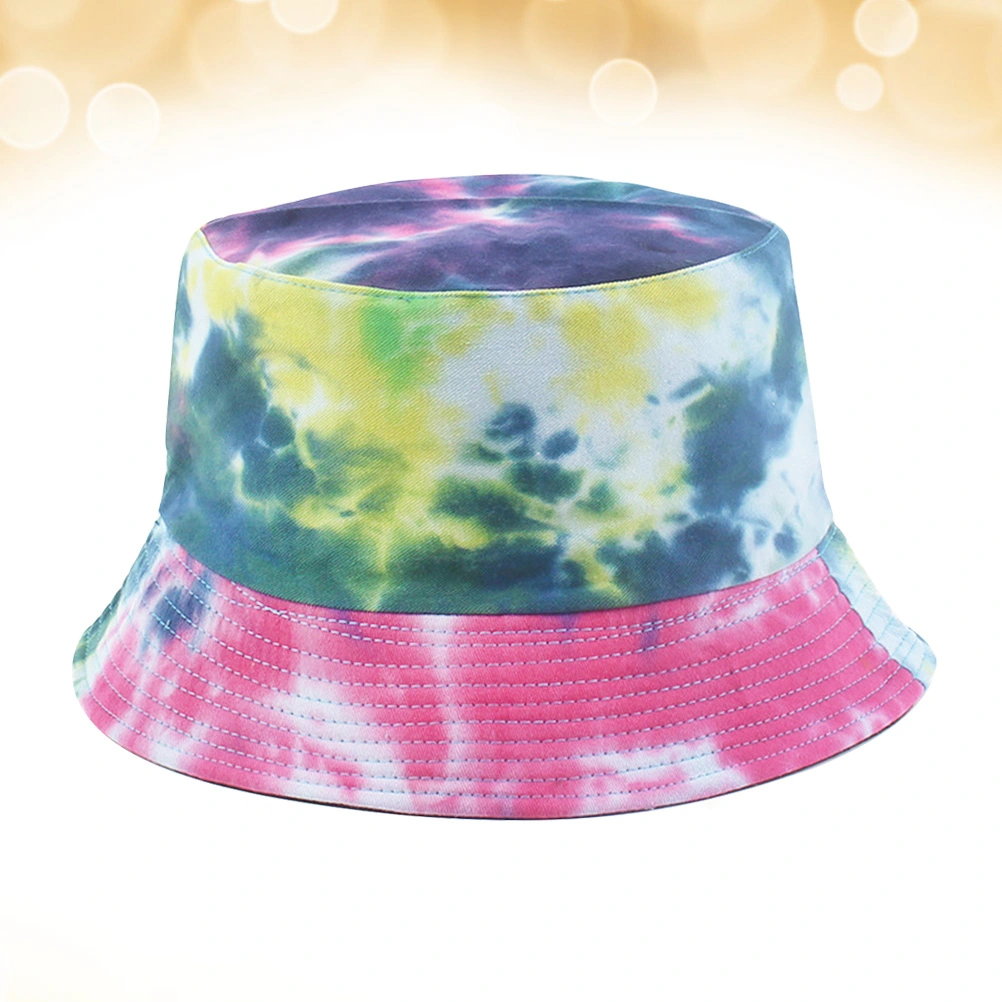 Printing Sun Hat Bucket Hat Outdoor Beach Sun Protection Fisherman Hat Travel Bucket