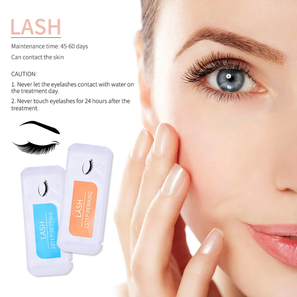 4PCS Eyelash Curling Supplies Lash Shaping Pieces Eyelash Beauty Tools Cosmetic Accessories (Perming Agent)