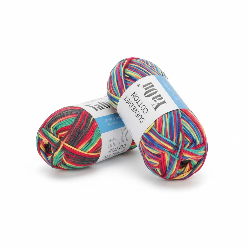 2 Boxes Crochet Thread Colored Crochet Cotton Yarn Knitting Yarn Crochet Supplies