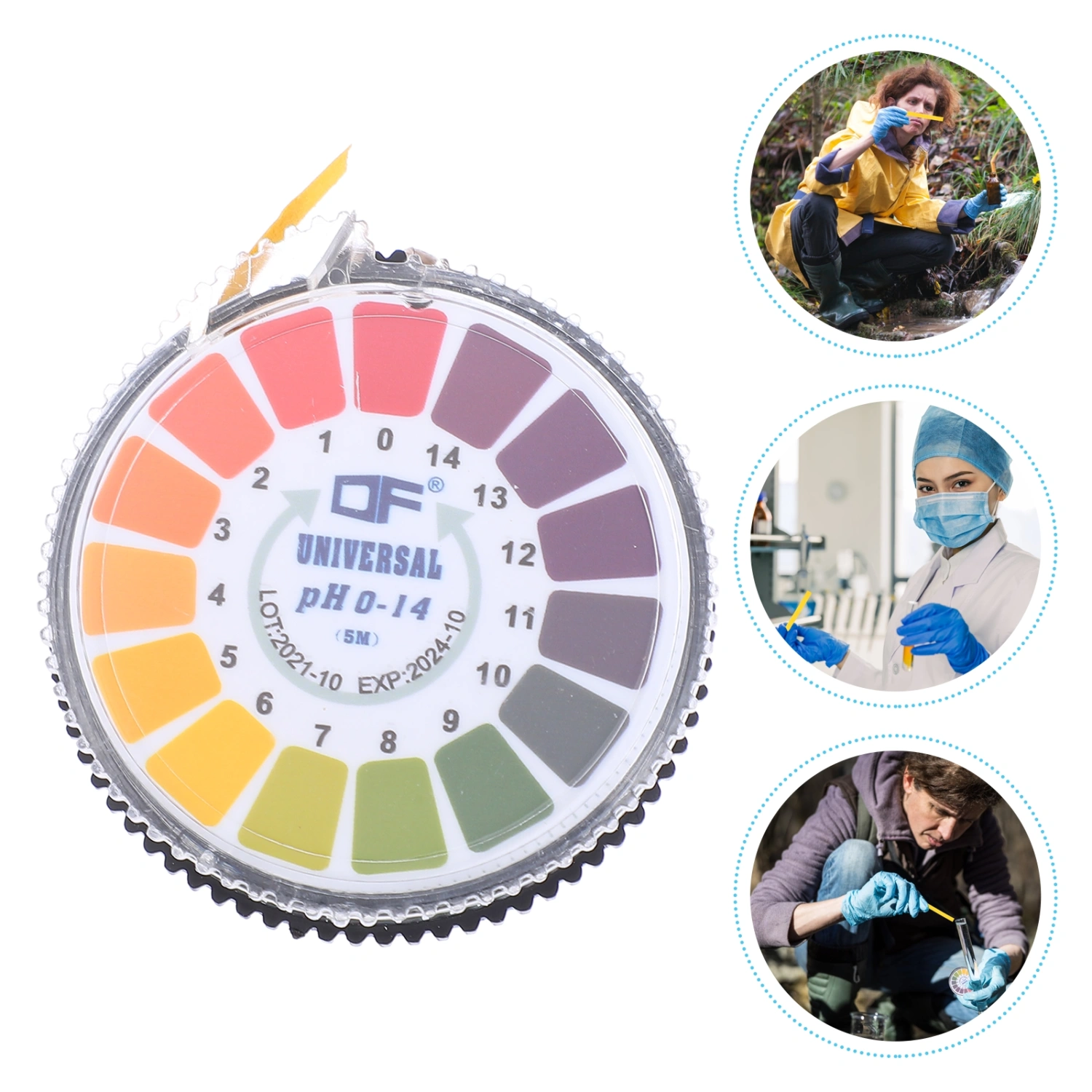 1 Roll Acid Alkalinity PH Test Paper Universal PH Test Paper Liquid PH Test Paper
