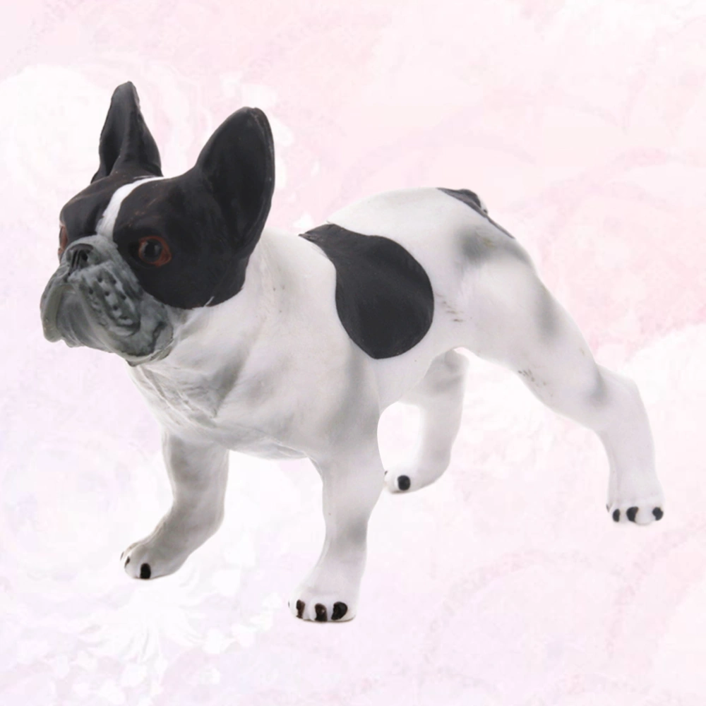 1pc Small Model Ornament Simulation Figurine Pet Dog Static Solid Animal Model