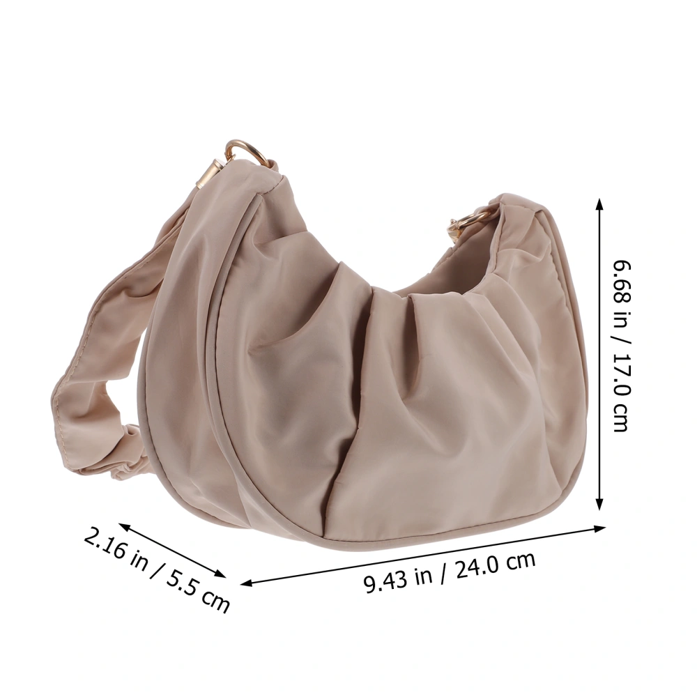 1pc Fashion Lock Bag Female One Shoulder Pouch Portable Trendy Bag Shoulder Bag