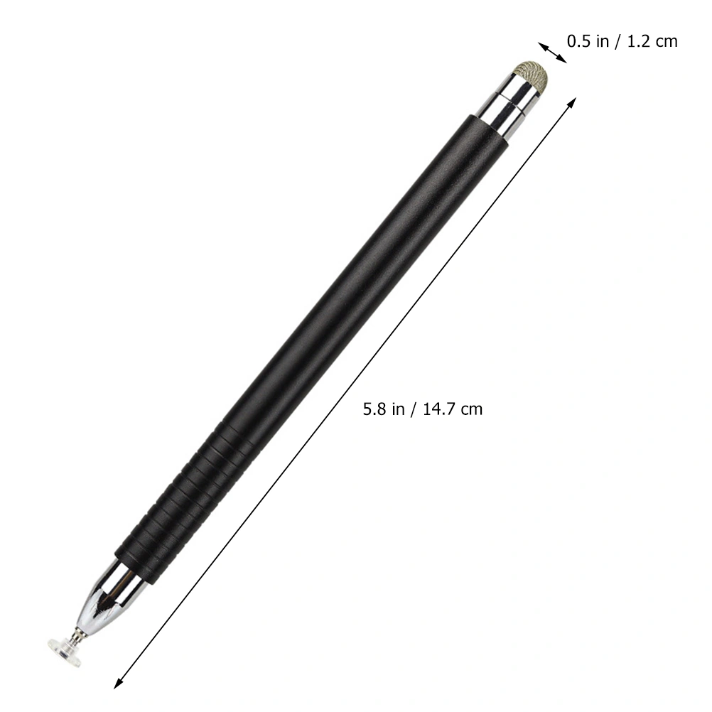 1pc Magnetic Capacitance Pen Stylus Pen 2-in-1 Multifunctional Stylus Pen (Black)