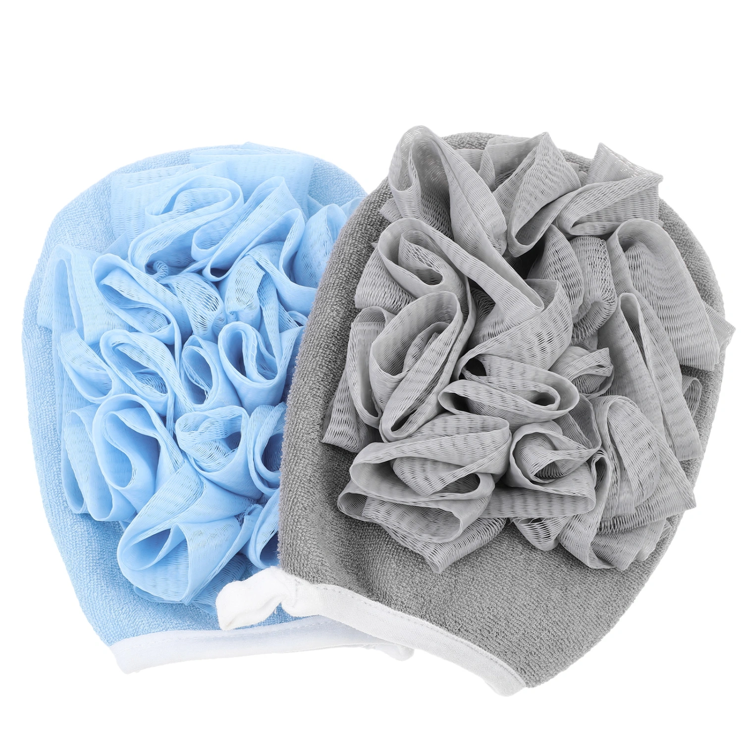 2Pcs Body Cleaning Flower Practical Shower Wipe 2-in-1 Skin Exfoliating Flower