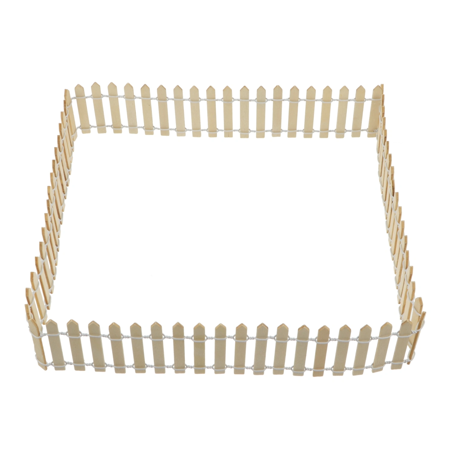 Wooden Fence Reptile Cage Landscape Mini Fence Miniature Decoration Accessory