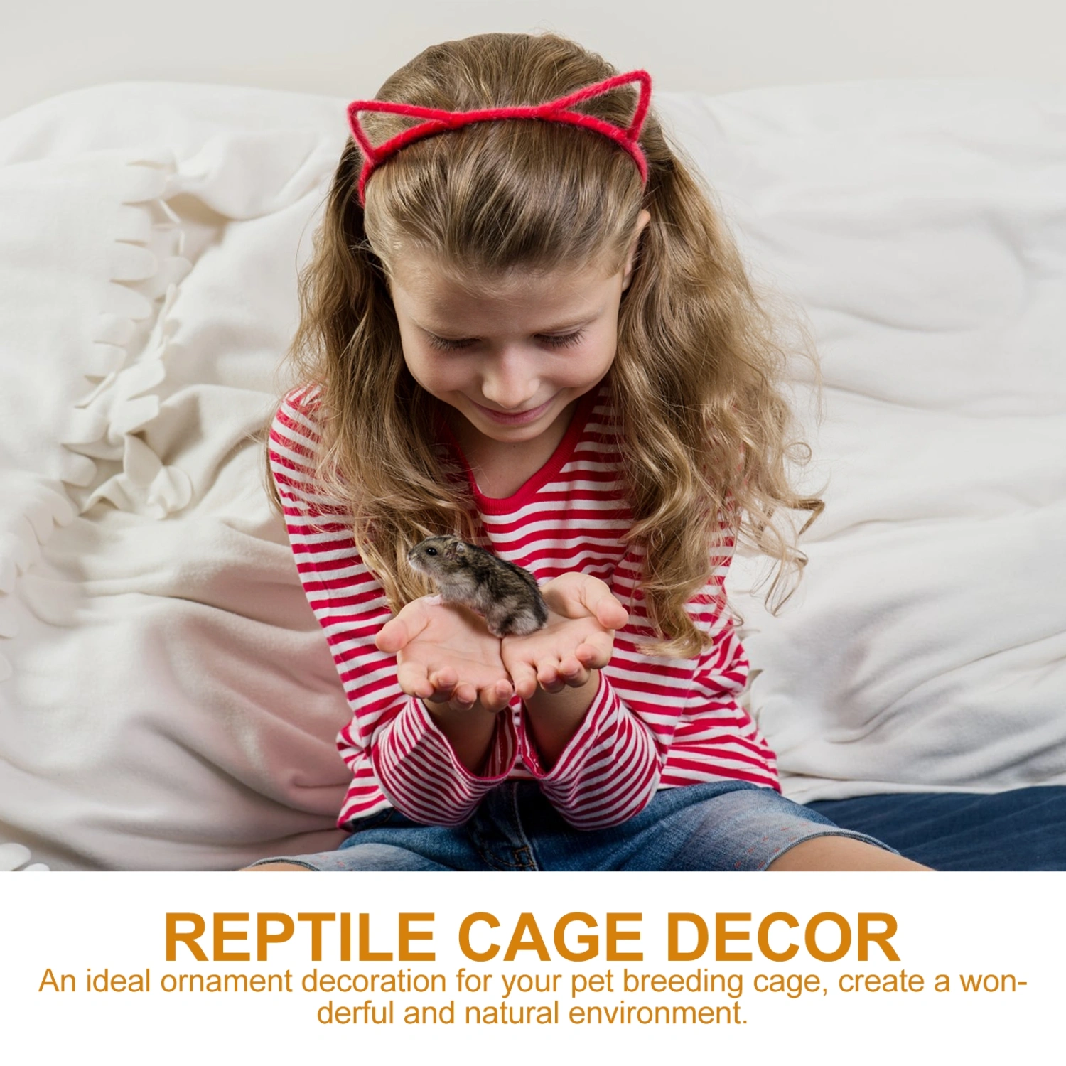 Wooden Fence Reptile Cage Landscape Mini Fence Miniature Decoration Accessory