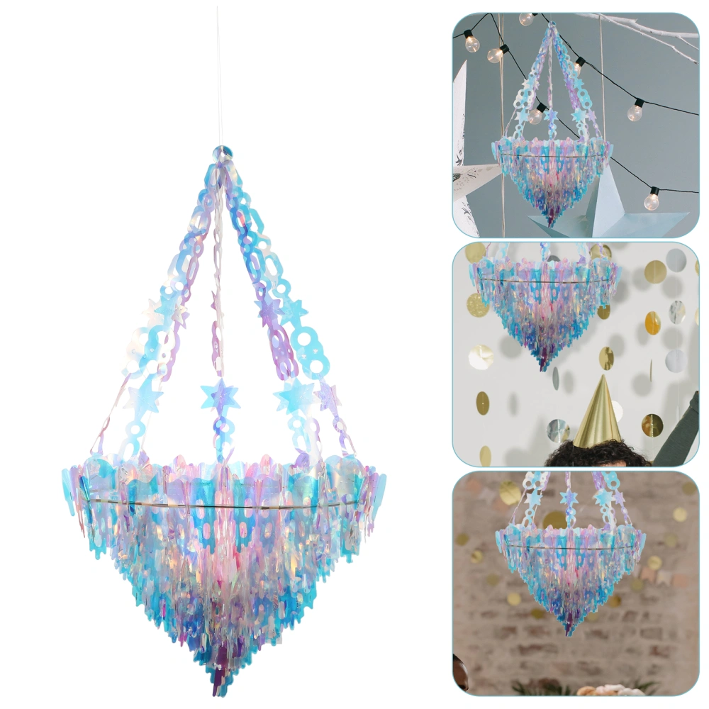 1pc Delicate Neon Color Pendant Chandelier Decor Decorative Party Ceiling Decor