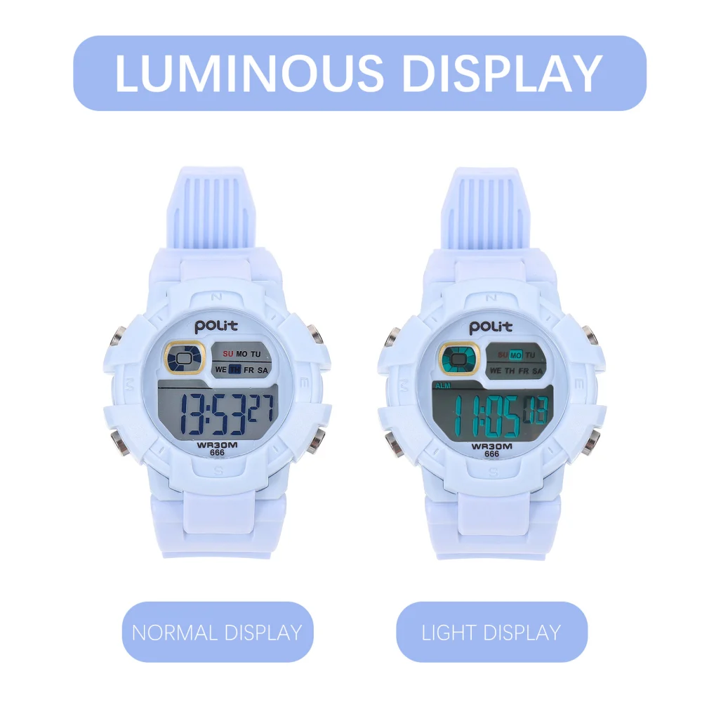 Kids Children Watch Electronic Wristwatch Waterproof Student Sports Watches