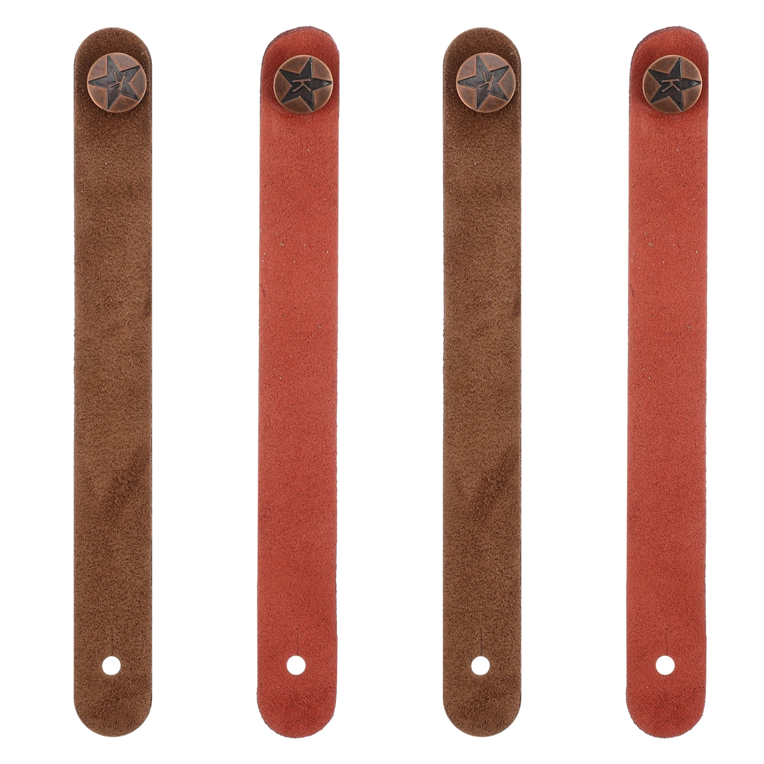 1 Set 4 Pcs Guitar Bass Ukulele Straps Guitar Neck Straps Guitar Headstock Straps (Random Color)