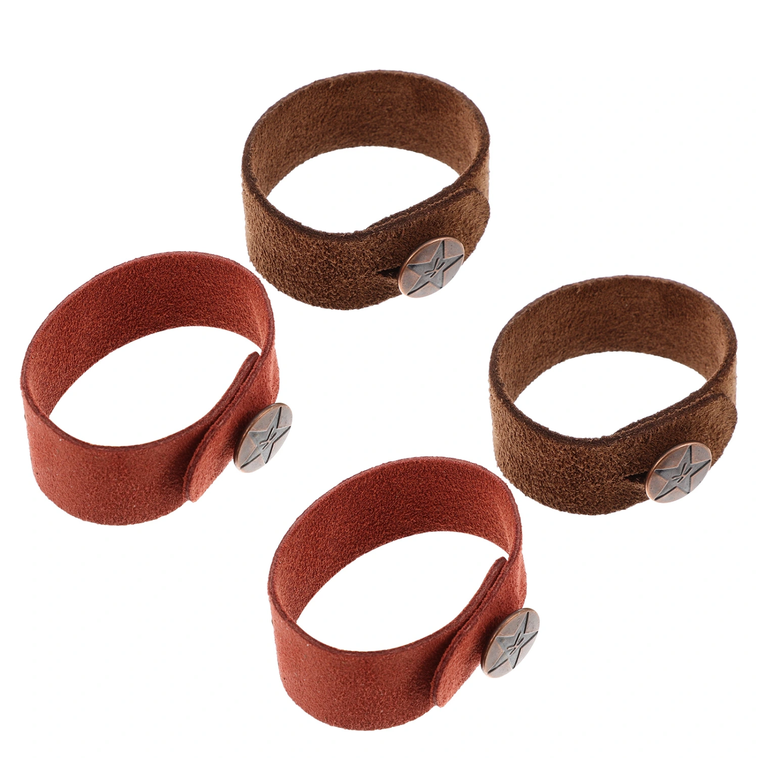 1 Set 4 Pcs Guitar Bass Ukulele Straps Guitar Neck Straps Guitar Headstock Straps (Random Color)
