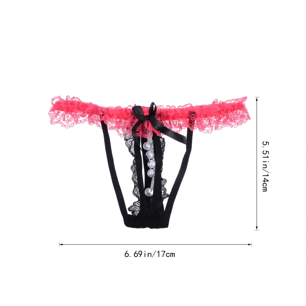 3pcs Sexy Underwear Breathable Lace Panties T-Back Underwear for Ladies