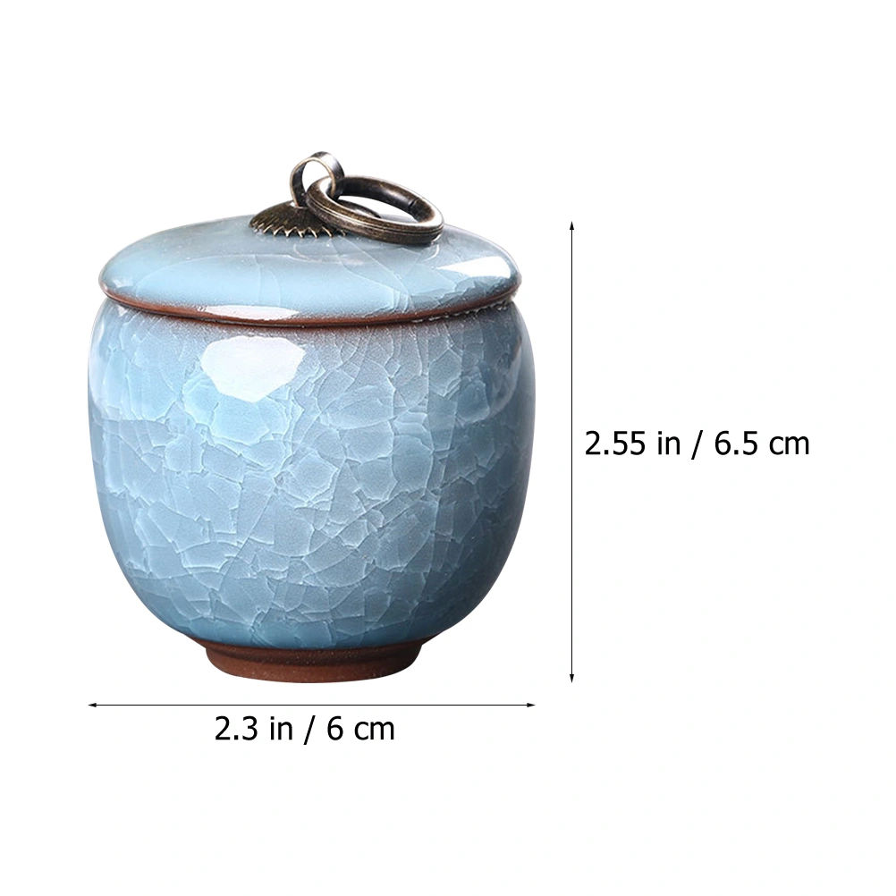 Sealed Pet Cinerary Casket Pet Cremation Ash Jar Ceramic Pet Ashes Holder