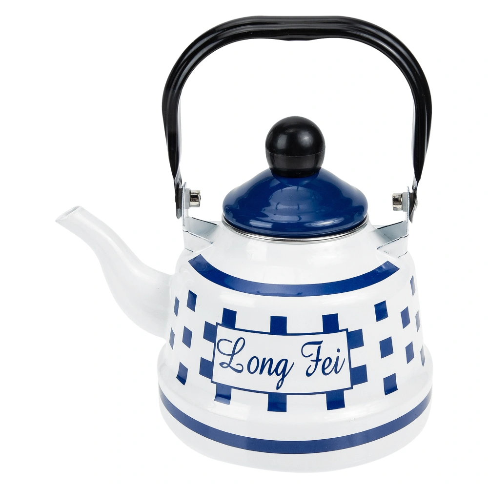 Enamel Steel Coffee Pot Thickened Coffee  Pot Heating Water Kettle Household Water Kettle