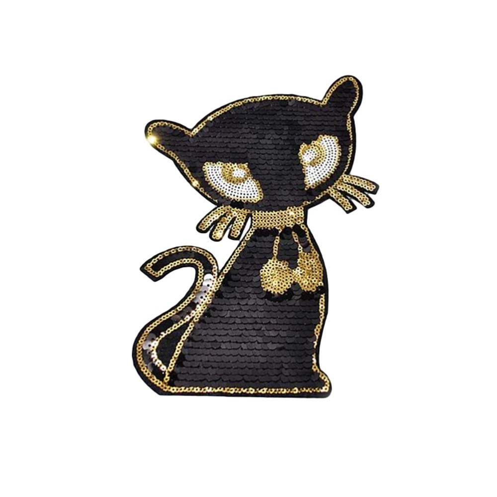 Shining Cat Clothing Patch Sticker Hole Filling Patch Sticker Accessory for Clothing Bags Crafts (Large Size)