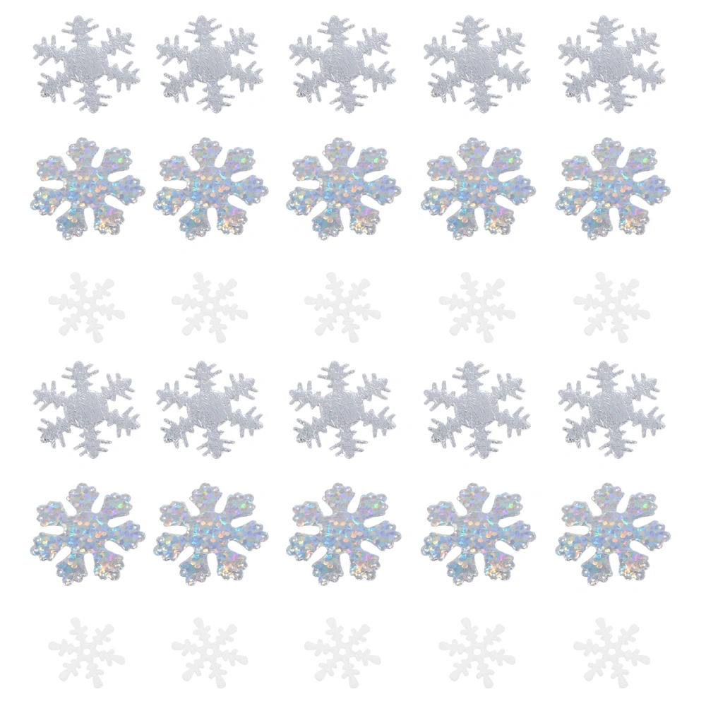 300Pcs Snowflakes Confetti Non-woven Fabrics Confetti Christmas Party Supplies