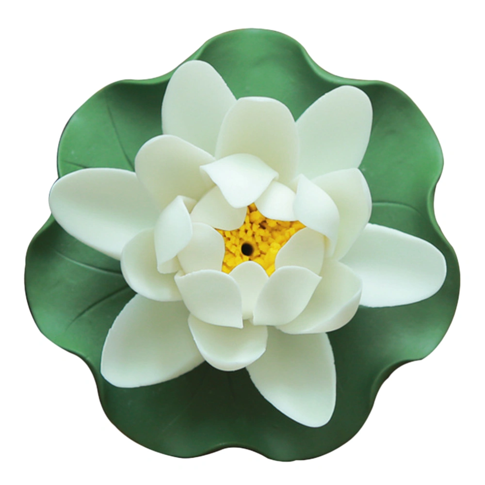 1PC Lotus Flower Shape Incense Holder Incense Burner Coil Incense Holder Aroma Therapy Supplies Ceramic Ornament