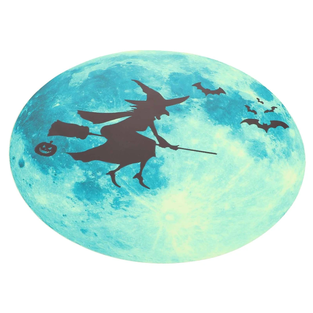 1 Sheet Halloween Sticker Luminous Window Ceiling Sticker Halloween Party Decal