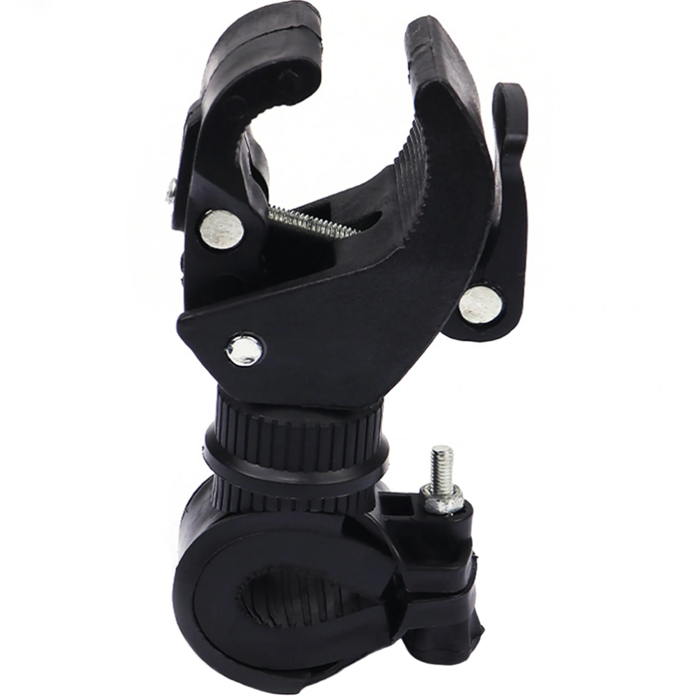 Bike Flashlight Holder Bike Torch Stand Clip Mountain Bike Flashlight Rack Plastic Flashlight Holder