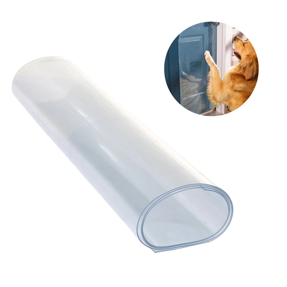 Pet Door Scratch Shield Heavy Duty Flexible Door Guard Cover Protector Doors Walls Furniture Shield (45 x 120cm)