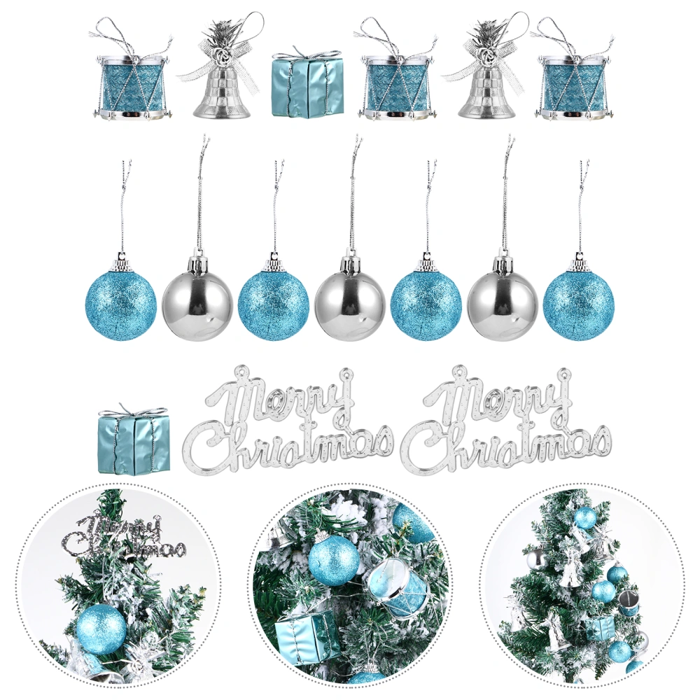 32 Pcs Exquisite Decorations Christmas Tree Hangings Lightweight Ornament Set