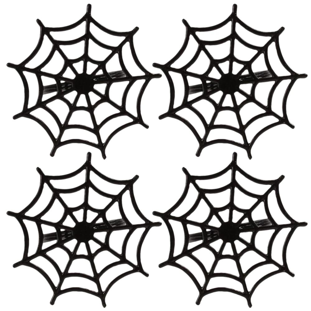 4 Pcs Halloween Spider Web Shaped Creative Napkin Rings